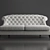 Classic Leather Sofa: Angelo Cappellini Magda 3D model small image 2