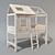Child House Beds: Fun and Cozy Cots 3D model small image 1