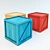 Rustic Cracked Box 3D model small image 1