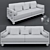 Delphin Sofa: Comfort and Elegance for Your Home 3D model small image 1