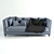 Classic Capitone Sofa: Custom-made, Real Model, with Cover 3D model small image 1