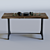 Industrial Loft Style Desk 3D model small image 2