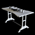 Industrial Loft Style Desk 3D model small image 3