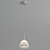 Elegant Castore Calice Pendant Light 3D model small image 2