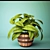 Leafy Delight: Stylish Vase Design 3D model small image 1