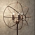 Elegant Iron Orb Floor Lamp 3D model small image 1