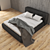 Slim Jupiter Bed 3D model small image 1