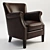 Elegant Roland Armchair from Gramercy Home 3D model small image 1