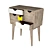 Scandinavian Style Chest of Drawers: Kristbjörg 3D model small image 2