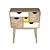 Scandinavian Style Chest of Drawers: Kristbjörg 3D model small image 3