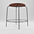 Sleek Backless Stool: Modern Loft Design 3D model small image 1