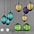 Aqua-Glow Pendant Lamp 3D model small image 1