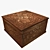 Hand-carved Indian Box 3D model small image 2