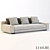 Christian Liaigre Augustin Sofa: High-quality, Realistic 3dsmax Model 3D model small image 1