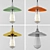 Vintage Industrial Pendant Light 3D model small image 3