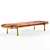 Regal Leather Bench 3D model small image 1