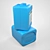 10L Plastic Canister 3D model small image 2