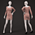 Elegant Office Dress 3D model small image 1