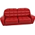 Modern Accent Sofa 3D model small image 2