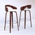 Cherry Delight Barstool: Elegant and Stylish 3D model small image 1