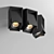 Modular Rector Recessed: Customizable Illumination Solution 3D model small image 1