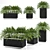 Versatile Planter Box Collection 3D model small image 1