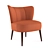 Elegant Ethan Allen Perry Chair 3D model small image 1