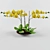 Exquisite Orchid Blossom 3D model small image 1