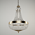 Elegant Crystal Chandelier 3D model small image 1