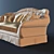 Elegant 3-Seater Savoy Provasi Sofa 3D model small image 3