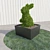 Zaychonok Topiary: Textured Poly Geometric Sculpture 3D model small image 1