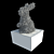 Zaychonok Topiary: Textured Poly Geometric Sculpture 3D model small image 3