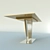 Modern Sleek Dining Table 3D model small image 2