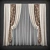 Contemporary Curtains for Modern Homes 3D model small image 1