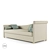 Elegant Marko Kraus Aurora Daybed 3D model small image 1