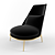 Sleek Design Aurora Chair 3D model small image 1