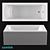 Santek Monaco 170x70: Perfectly Sized Bath 3D model small image 1