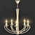 Elegant Classic Chandelier L-SUM/5 3D model small image 2