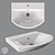 Elegant Gustavsberg Logic Sink 3D model small image 1