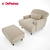 Raffles Armchair: Stylish Comfort 3D model small image 1