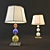 Rustic Loga Table Lamp 3D model small image 1