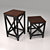 Industrial Loft BAR Chairs and Stools 3D model small image 2