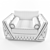 Zanaboni Giada Armchair 3D model small image 2