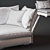 Modern Holiday Sofa: Sleek Design 3D model small image 2