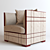 Minimalist Cube Chair 3D model small image 2