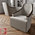 Elegant Georgette Lounge Chair 3D model small image 1