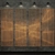 Glowing Wooden Wall Panel 3D model small image 1