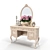 Elegant Fiore Bianco Vanity Table 3D model small image 1