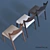 Italian Design Lirica Chair 3D model small image 2