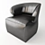 Leather Armchair Elegance 3D model small image 1